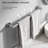 Fresco Polished Chorme 5 pieces Decorative Bathroom Hardware sets-126364232