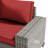 9-Piece Outdoor Modular Patio Conversation Set With Fire Pit Table, Sectional Sofa & Ottomans-2142859547