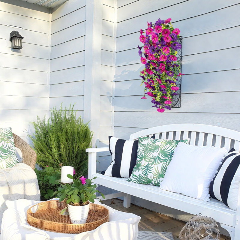 Ophelia & Co. 2PCS Artificial Hanging Flowers Fake Plants Outdoor ...