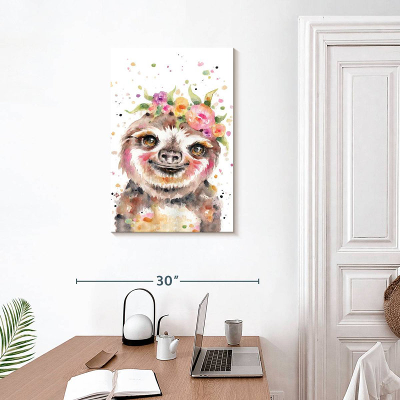 Brampt Little Sloth, 30" H x 20" W