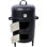 17 Inch Heavy Duty Steel Vertical Charcoal Smoker Grill, Round Outdoor BBQ Cooking Grill