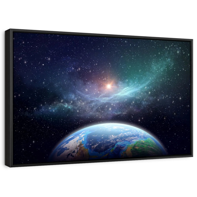 Exoplanète, reproduction sur toile, H 9 po x l 13 po