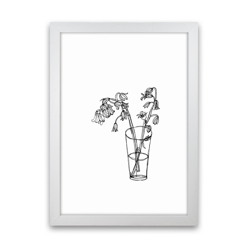 Bluebells by Carissa Tanton - Print, White Framed, 63cm H x 46cm W x 3cm D