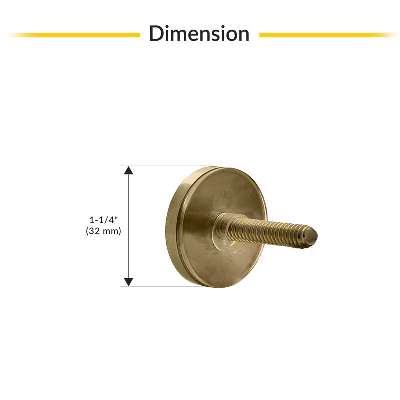 Ensemble de remplacement pour rondelle ou goujon Brixwell, Bronze