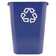 Plastic Open Recycling Bin ( 1.0625 Gallons )