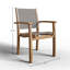 Chaise de patio empilable en teck-88445440