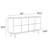 Nordic sideboard Modern simple locker