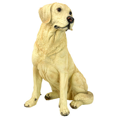 Golden Labrador Retriever Dog Figurine