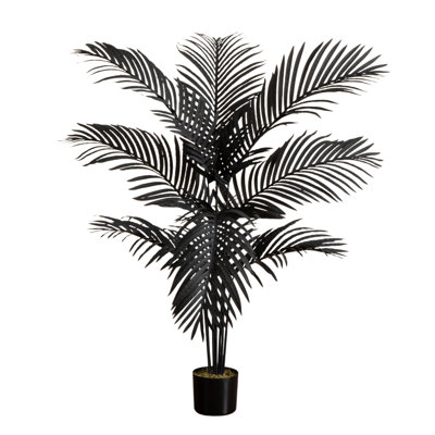 Artificial Halloween Black Paradise Palm Tree