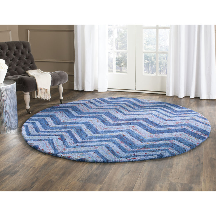 Mardell Hand Tufted Cotton Chevron Rug