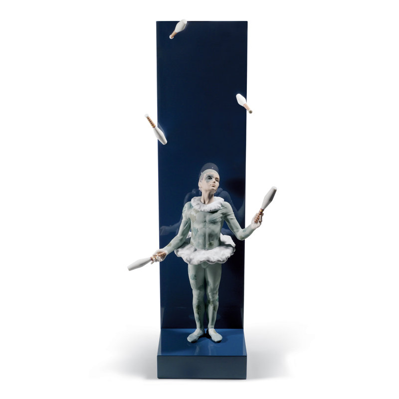 New Age Circus Juggler with Clubs Statue
