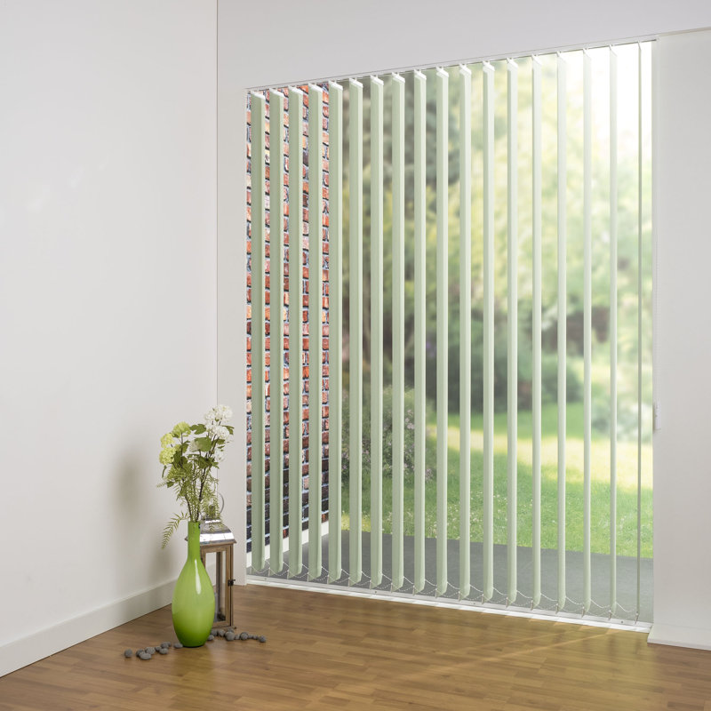 Blackout Vertical Blind, 180cm L x 100cm W, 12.7cm, Jade