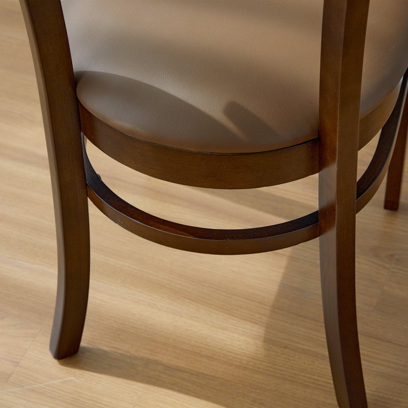 Ensemble de 2 chaises d'appoint Parsons, Noyer