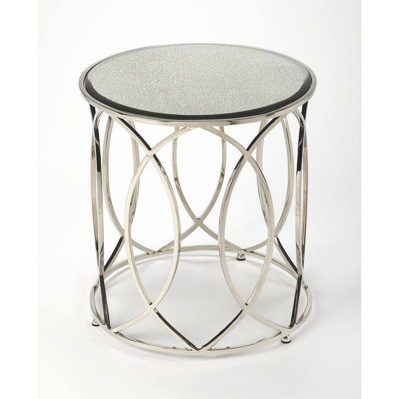 Desiree Mirrored End Table