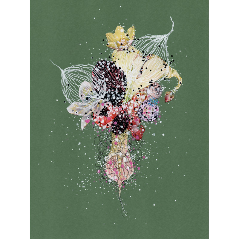Celestial Sage Blossom Print by Jenny Brown, 21.25" H x 17.25" W