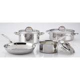 Ruffoni Symphonia 7 Piece Prima Stainless Steel Cookware Set