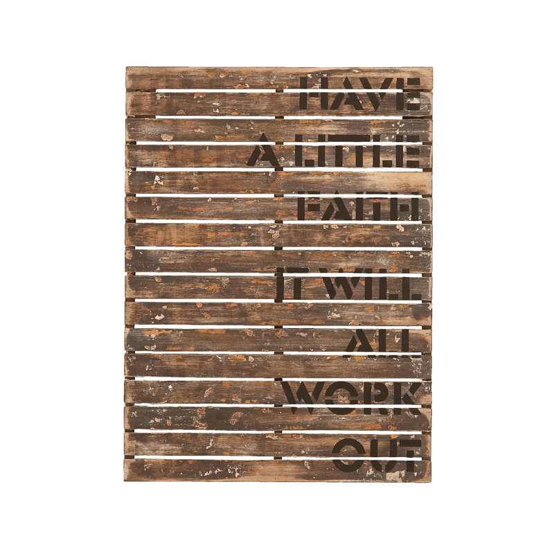 Art textuel en bois