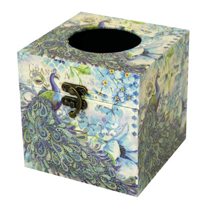 Housse pour boîte à mouchoirs Tilton Peacock