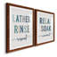 Lather Rinse Répétition - ensemble d'art textuel 2 pièces-983734410-983734406
