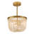 Coastal 3-Light Glass Bead Flush Mount -2099683575