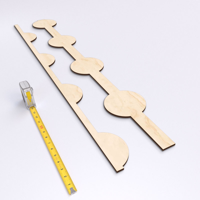 Bridgeport Birch Adjustable Decorative Wood Slat Wall Panel Kit