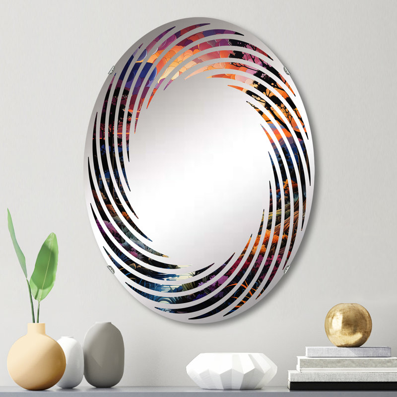 Miroir mural oval, 29,5 po x 19,6 po