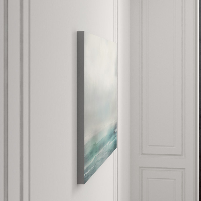 Misty Ocean Print by Mari Urasawa, 40" H x 60" W, Image Brush Gel