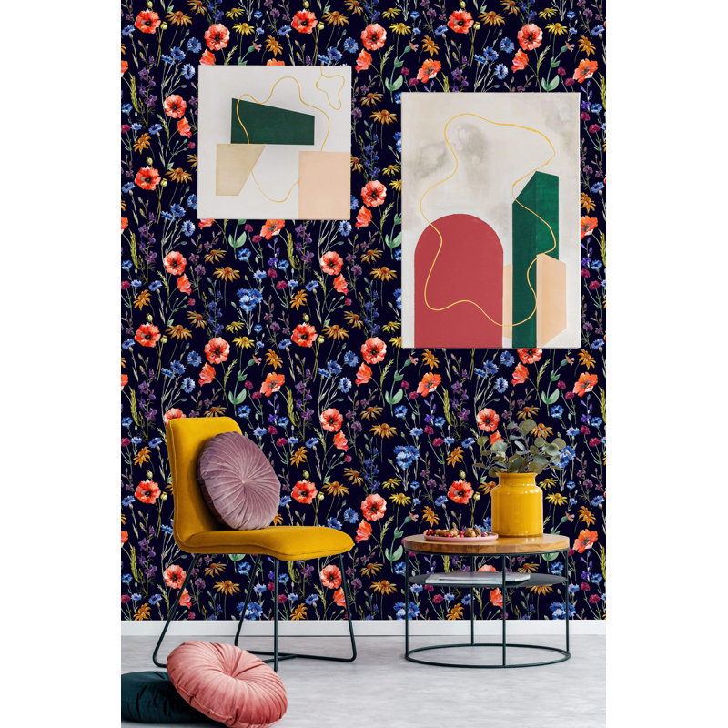 Rouleau de papier peint adhésif Pottsboro, L 10,42 po x l 25 po