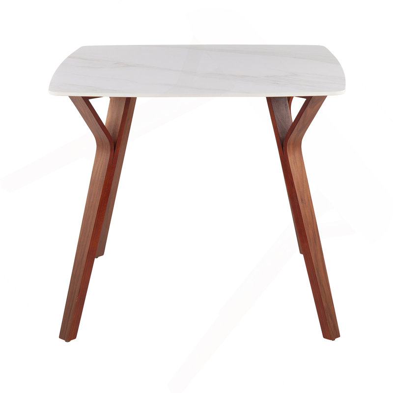 Table de salle à manger Fayette, Blanc