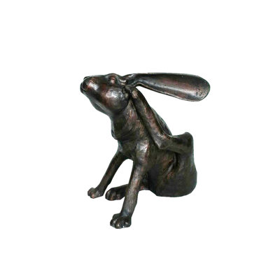 Bronze Itchy Bunny Sculpture