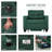 Marcio Upholstered Convertible Backrest Single Sofa Bed Accent Chair-445661018