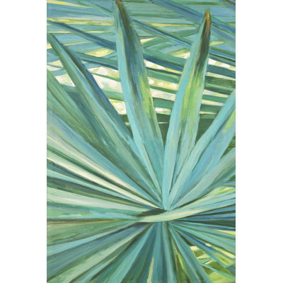Fan Palm I by Suzanne Wilkins - Wrapped Canvas Painting