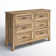 Commode double 6 tiroirs Mize