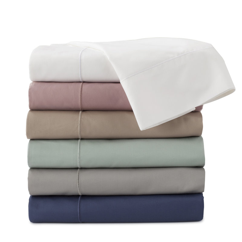 Martex 700 Thread Count 100% Supima Cotton Pillowcases Breathable, Silky Soft & Durable, Green, King Pillowcase