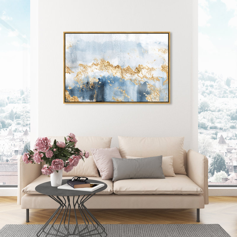 «Huit jours par semaine», reproduction d'impression, Cadre doré, H 45 po x l 30 po
