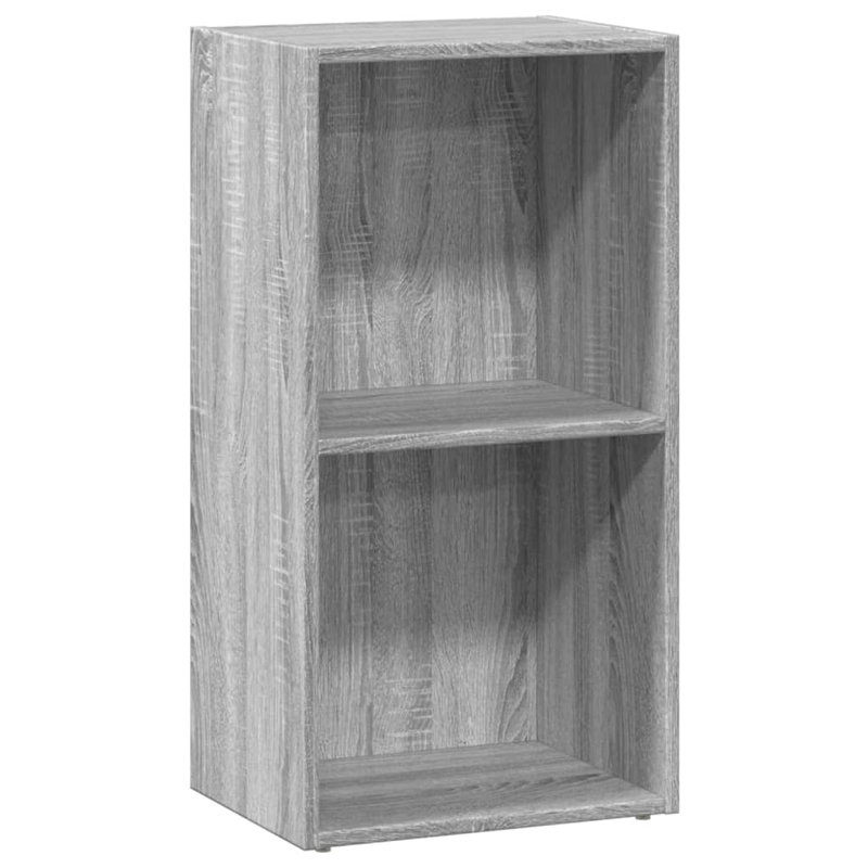 Analuisa Bookcase, (1 Shelves) 77cm H x 40cm W x 30cm D, Grey Sonoma