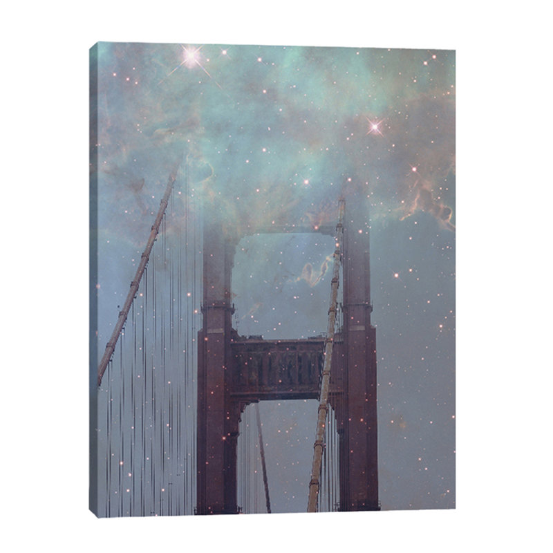 Starry SF by Ashley Davis - Wrapped Canvas Print, 51cm H x 38cm W x 4cm D