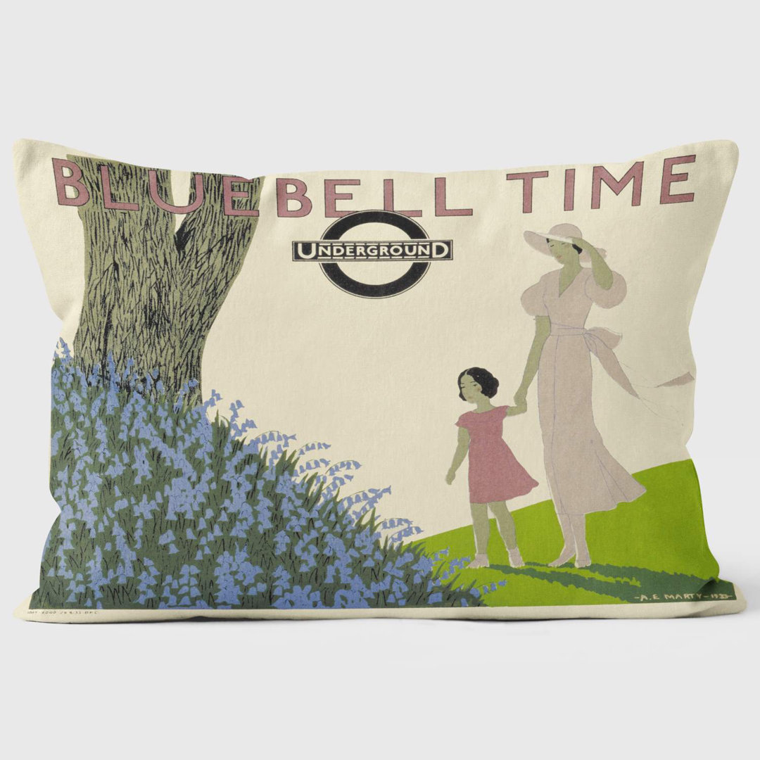 Bluebell Time 3 - London Transport Cushion