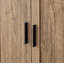 Armoire de rangement chaude en panneau de fibres à densité moyenne avec 2 portes réglables pour salle de bain-514817027-514817029