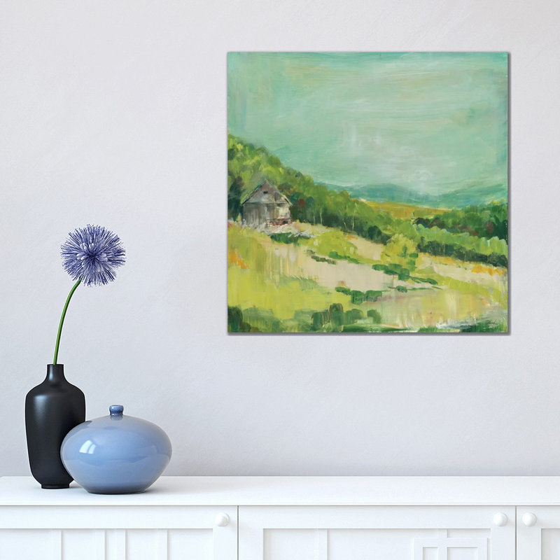 Upper Fields 1 Piece Wrapped Canvas Painting, 45.72 cm H x 45.72 cm W