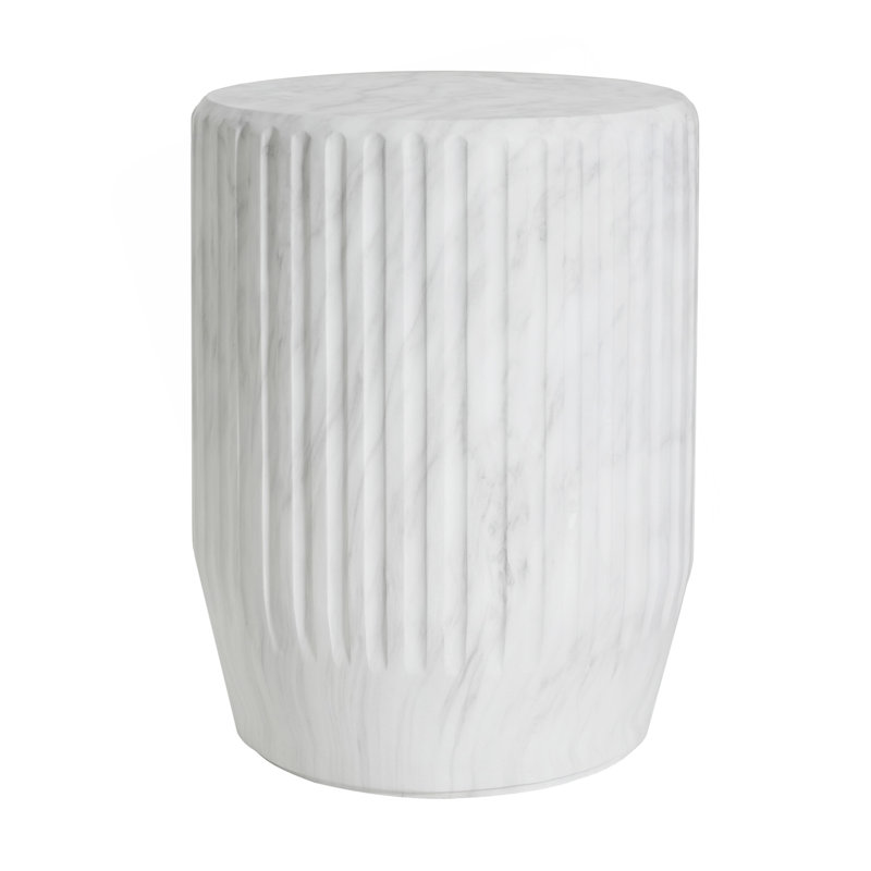 Outdoor Cicci Carved Side Table