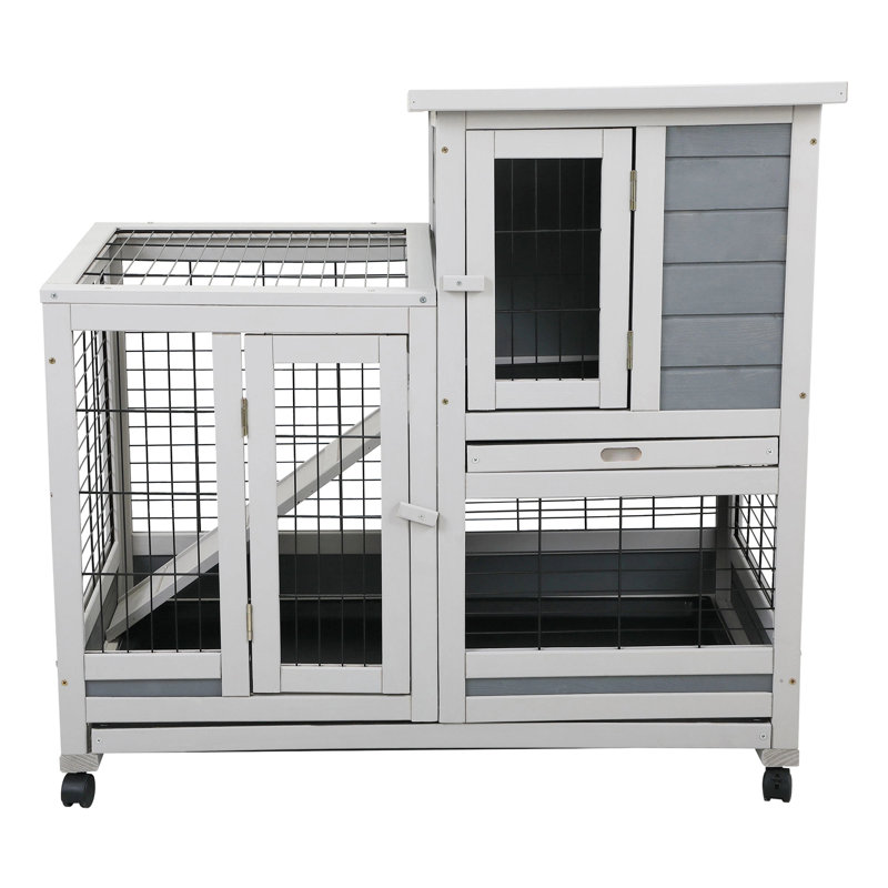 Cage portable avec rampe pour petits animaux Mitch