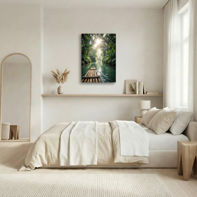 Jungle River Canvas Wall Art Set Of 1