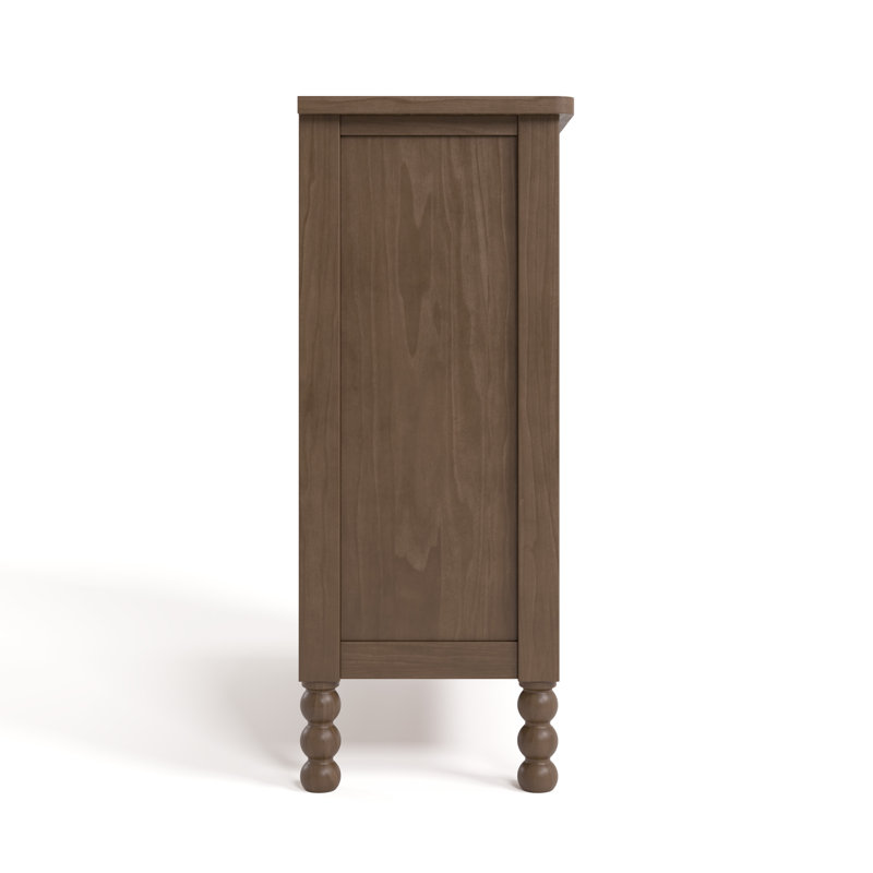Rio 4 Cube Storage Organizer Bookcase, Hazelnut
