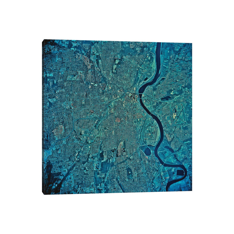 Hartford, Connecticut by Stocktrek Images - Wrapped Canvas Print, 30.48 cm H x 30.48 cm W