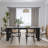 33.5"W×30"H Wood Dining Table Kitchen Table with 4 Legs-39408989-39408986
