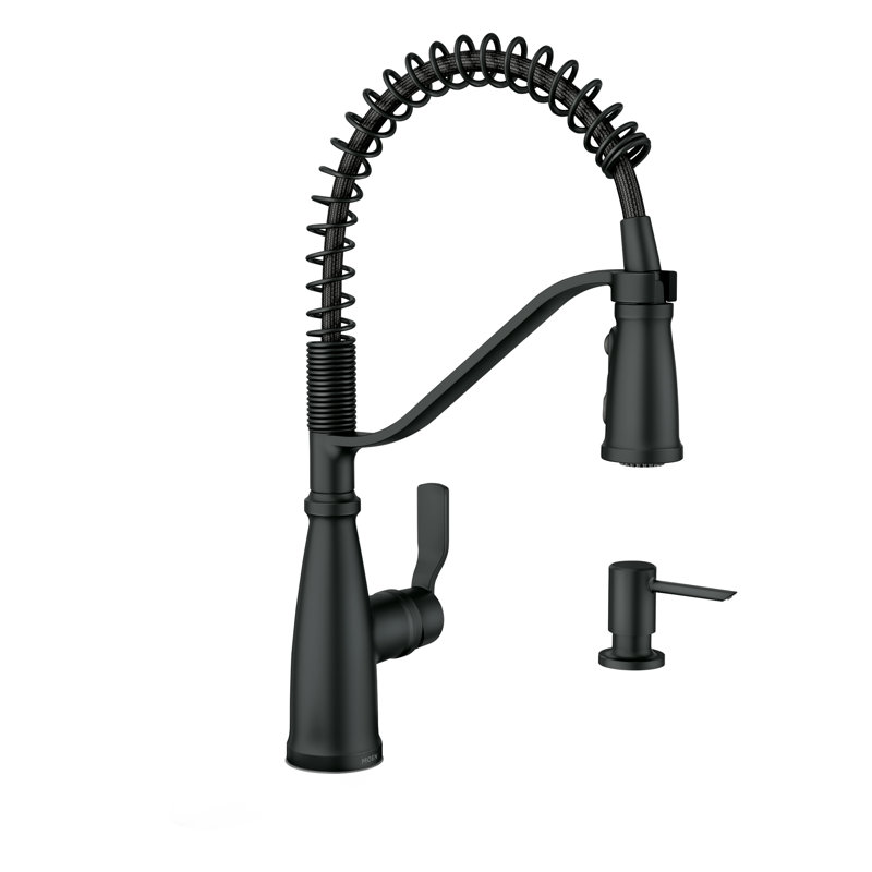 Robinet de cuisine MOEN Nolia, Noir mat