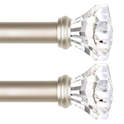 2 Pack 48 to 84 Inch Curtain Rod