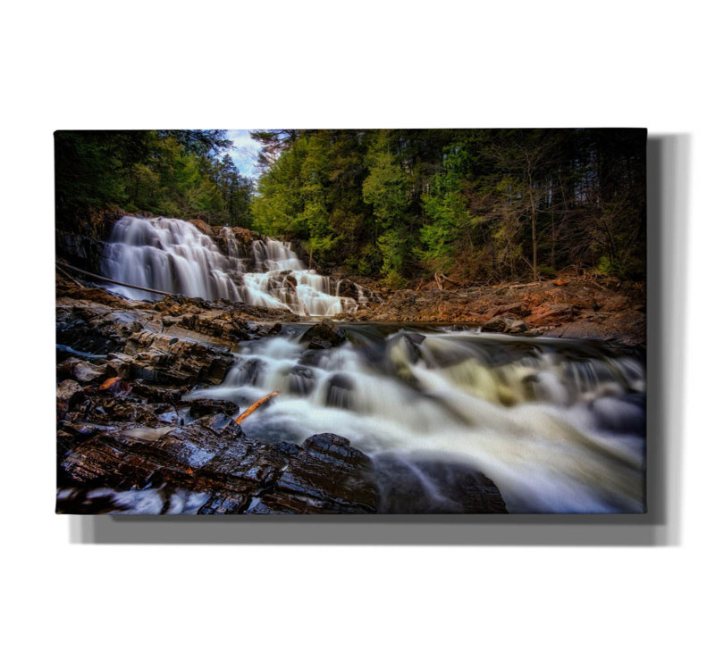 «Houston Brook Falls» par Rick Berk, art mural sur toile
