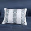 Literie pour lit simple TG - édredon médaillon bleu marine, draps, rembourrage, édredon pour chambre double et imprimé de draps, coussin décoratif doux inclus-131248488